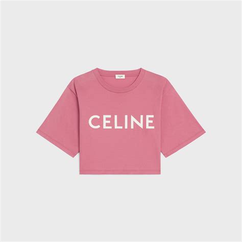 cropped celine t shirt